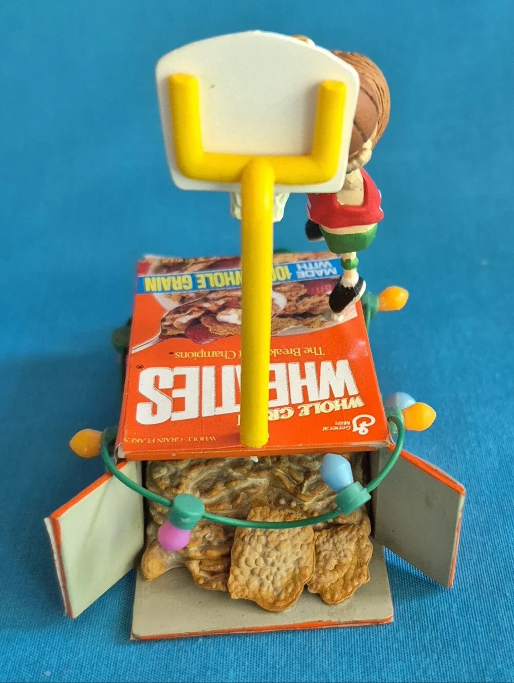 Wheaties Christmas Swishes Basketball Ornament Enesco Hoops Cereal Box